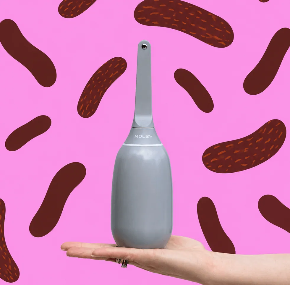 Squeeze Moley käsibidee avatud peopesal